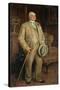 Man with Dog (Possibly Arthur Godwin)-James Charles-Stretched Canvas