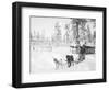 Man with Dogsled-null-Framed Photographic Print