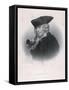 Man with Ear Trumpet-null-Framed Stretched Canvas