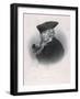 Man with Ear Trumpet-null-Framed Art Print