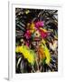 Man with Facial Decoration and Head-Dress with Feathers at Mardi Gras Carnival, Philippines-Alain Evrard-Framed Photographic Print