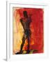 Man with Flute-Rainer Fetting-Framed Giclee Print