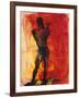 Man with Flute-Rainer Fetting-Framed Giclee Print