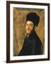 Man with Fur Hat-Isidor Kaufmann-Framed Art Print