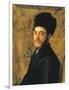 Man with Fur Hat-Isidor Kaufmann-Framed Art Print