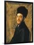 Man with Fur Hat-Isidor Kaufmann-Framed Art Print