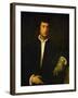 Man with Glove-Titian (Tiziano Vecelli)-Framed Giclee Print