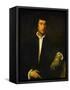 Man with Glove-Titian (Tiziano Vecelli)-Framed Stretched Canvas