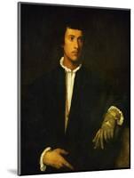 Man with Glove-Titian (Tiziano Vecelli)-Mounted Giclee Print