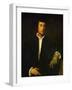 Man with Glove-Titian (Tiziano Vecelli)-Framed Giclee Print