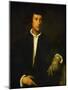 Man with Glove-Titian (Tiziano Vecelli)-Mounted Giclee Print