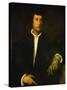 Man with Glove-Titian (Tiziano Vecelli)-Stretched Canvas