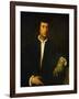 Man with Glove-Titian (Tiziano Vecelli)-Framed Giclee Print