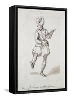 Man with Gridiron and Shoe Horn-Inigo Jones-Framed Stretched Canvas