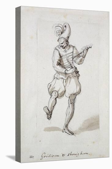 Man with Gridiron and Shoe Horn-Inigo Jones-Stretched Canvas