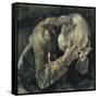 Man with His Head in His Hands-Vincent van Gogh-Framed Stretched Canvas