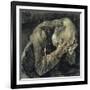 Man with His Head in His Hands-Vincent van Gogh-Framed Giclee Print