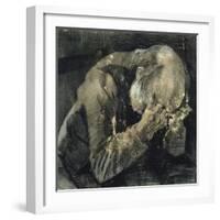 Man with His Head in His Hands-Vincent van Gogh-Framed Giclee Print