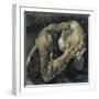 Man with His Head in His Hands-Vincent van Gogh-Framed Giclee Print