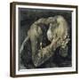 Man with His Head in His Hands-Vincent van Gogh-Framed Giclee Print