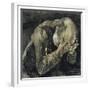 Man with His Head in His Hands-Vincent van Gogh-Framed Giclee Print