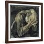 Man with His Head in His Hands-Vincent van Gogh-Framed Giclee Print