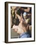 Man with His Upper Torso Nude, Detail from Adoration of the Child, 1569-Pellegrino Tibaldi-Framed Giclee Print