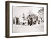 Man with Horse, Rotterdam, 1898-James Batkin-Framed Photographic Print