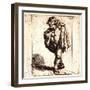 Man with One Hand Thrust into His Doublet-Cornelis Bega-Framed Giclee Print