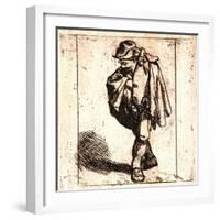 Man with One Hand Thrust into His Doublet-Cornelis Bega-Framed Giclee Print