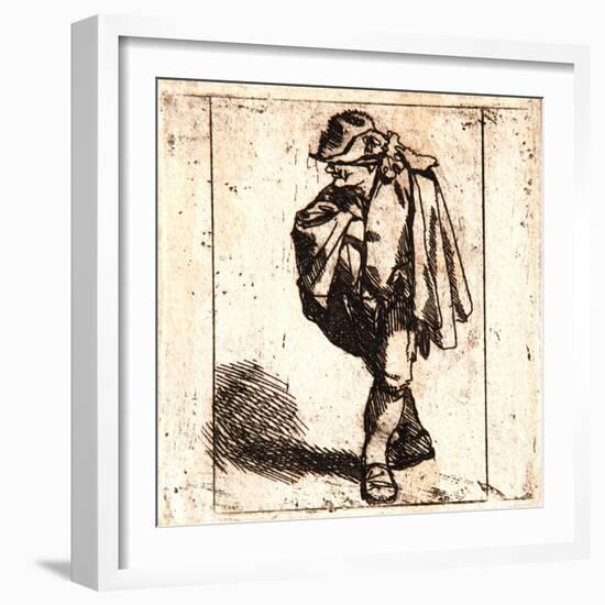 Man with One Hand Thrust into His Doublet-Cornelis Bega-Framed Giclee Print