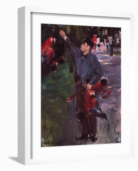 Man with Parrots-Max Liebermann-Framed Giclee Print