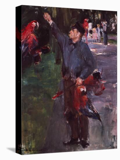 Man with Parrots-Max Liebermann-Stretched Canvas