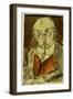 Man with Spectacles-null-Framed Giclee Print