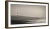 Man with Surfboard Standing on the Beach and Watching the Waves in Plage Des Casernes, France-Axel Brunst-Framed Photographic Print