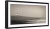 Man with Surfboard Standing on the Beach and Watching the Waves in Plage Des Casernes, France-Axel Brunst-Framed Photographic Print