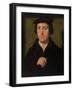 Man with Tam-O-Shanter (Oil on Panel)-French School-Framed Giclee Print