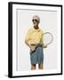 Man with Tennis Racket, 2004-Max Ferguson-Framed Giclee Print