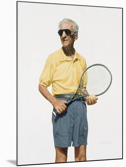 Man with Tennis Racket, 2004-Max Ferguson-Mounted Giclee Print