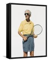 Man with Tennis Racket, 2004-Max Ferguson-Framed Stretched Canvas