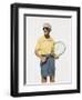 Man with Tennis Racket, 2004-Max Ferguson-Framed Giclee Print