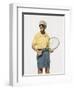 Man with Tennis Racket, 2004-Max Ferguson-Framed Giclee Print