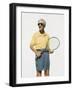 Man with Tennis Racket, 2004-Max Ferguson-Framed Giclee Print