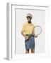 Man with Tennis Racket, 2004-Max Ferguson-Framed Giclee Print