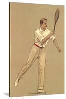 Man with Tennis Racket-null-Stretched Canvas