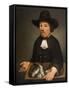 Man with the Bucket of Fish-Aelbert Cuyp-Framed Stretched Canvas
