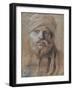 Man with Turban-Giovanni Bellini-Framed Art Print