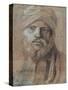 Man with Turban-Giovanni Bellini-Stretched Canvas