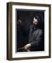 Man with Urine Bottle in His Hand-Antonio Zanchi-Framed Art Print