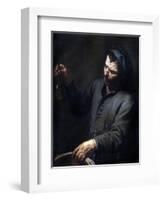 Man with Urine Bottle in His Hand-Antonio Zanchi-Framed Art Print